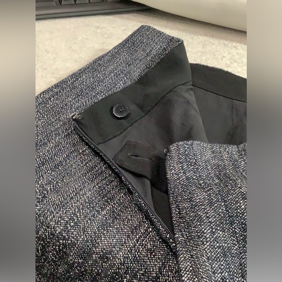 NWT🫐Theory High Rise Mini Skirt in Navy Multi Herring Melange - Picture 14 of 16